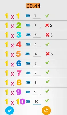 Kids Multiplication Tables android App screenshot 12