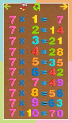 Kids Multiplication Tables android App screenshot 15