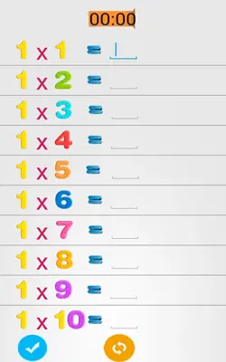 Kids Multiplication Tables android App screenshot 22